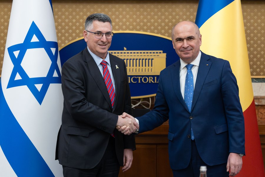 Ilie Bolojan s-a întâlnit cu ministrul de Externe al Israelului, Gideon Sa’ar. Ce s-a aflat pe agenda discuțiilor 
