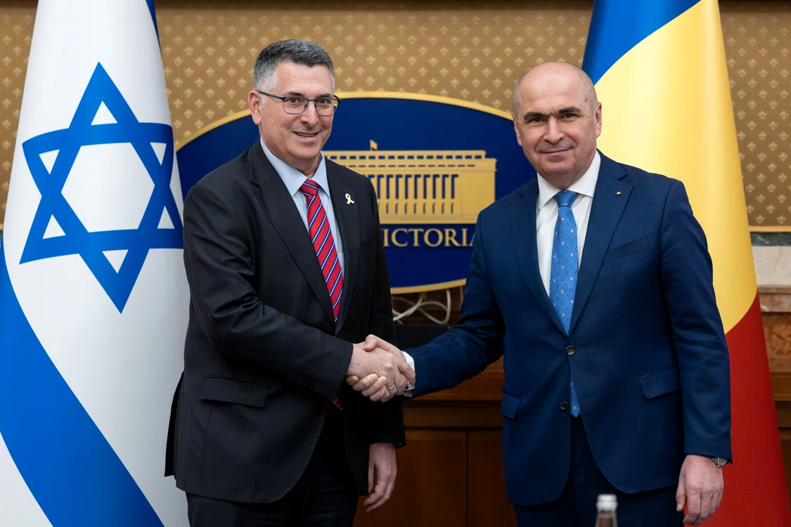Ilie Bolojan și Gideon Sa’ar/FOTO: Gov.ro