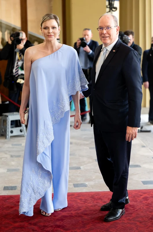 Charlene și Albert de Monaco