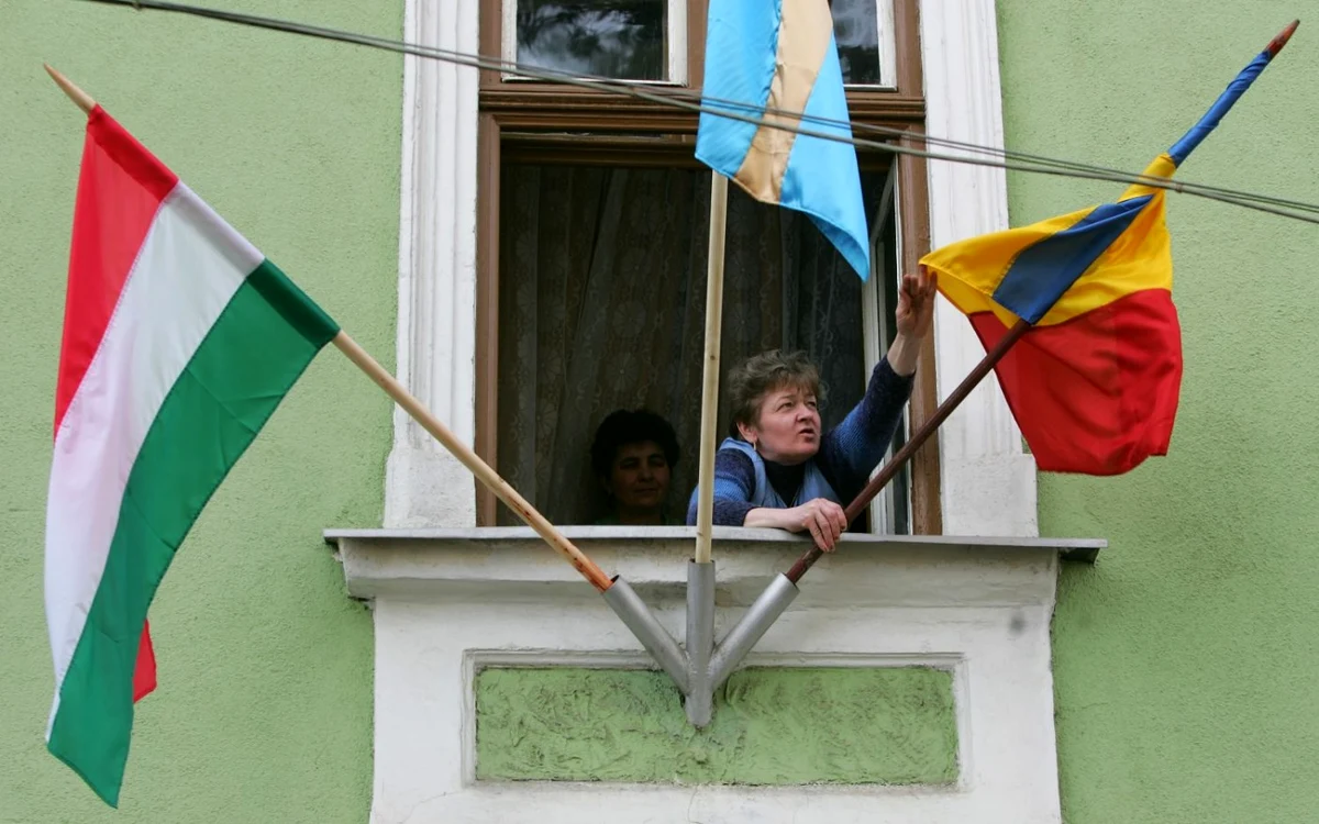 Scandalul steagului secuiesc a izbucnit în luna februarie FOTO Reuters
