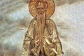 calendar ortodox 2022 20 ianuarie  Sfântul Cuvios Eftimie cel Mare   icoana din Gruzia, secolul al XIV lea doxologia jpg