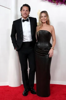 Tom Ackerley și Margot Robbie. FOTO: Profimedia