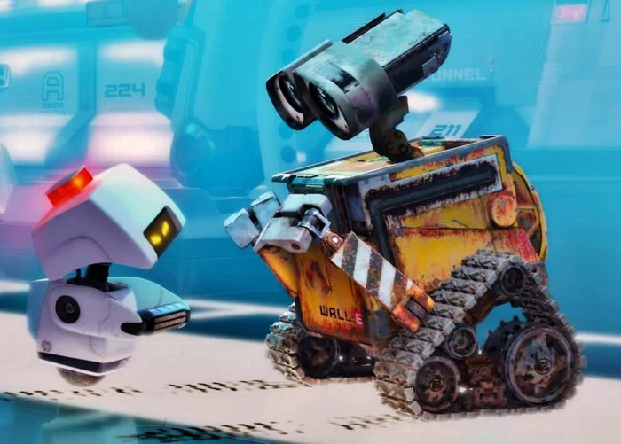 Wall-E, un robot autonom gunoier, arată şi altă faţă a acestei industrii.