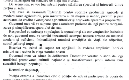 Discursul Regelui Mihai din 1946, partea a II-a