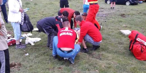 turist accidentat de cal Bucegi