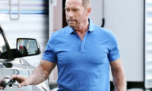 Exclusive    Arnold Schwarzenegger On The Set Of 'Why We're Killing Gunther' jpeg