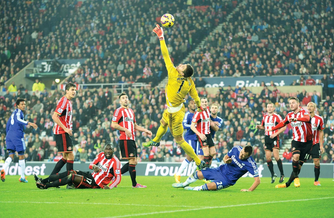 
    Pantilimon a fost  de netrecut în  meciul contra  liderului, ChelseaFoto: Guliver/Getty images  