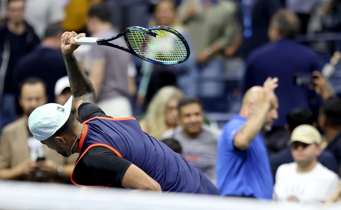Jucătorul australian și-a ieșit din minți după ce a fost eliminat de la US Open FOTO EPA-FE