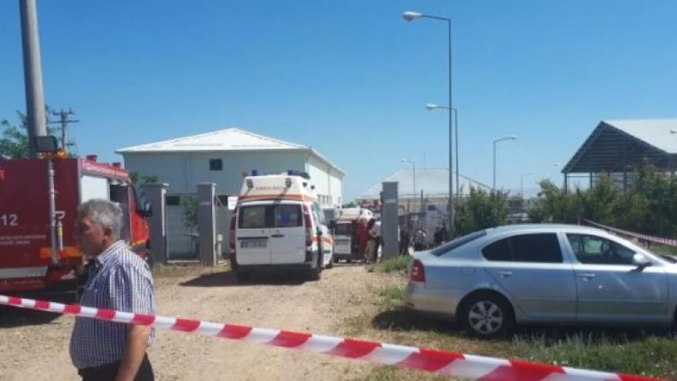 Staţia de epurare unde a avut loc accidentul de muncă Foto: b1.ro