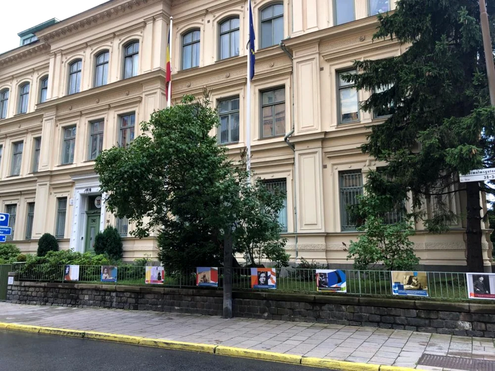 Expoziţia „Enescu 140” va rămâne deschisă până pe 1 decembrie 2021   FOTO: Ambasada României în Regatul Suediei