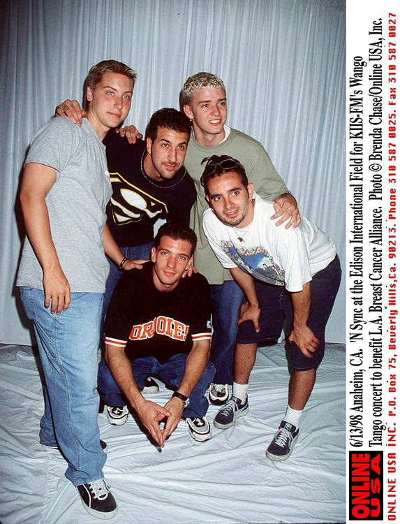 6/13/98 Anaheim, CA  "N Sync at the Edison International Field for KIIS FM's Wango Tango concert to jpeg