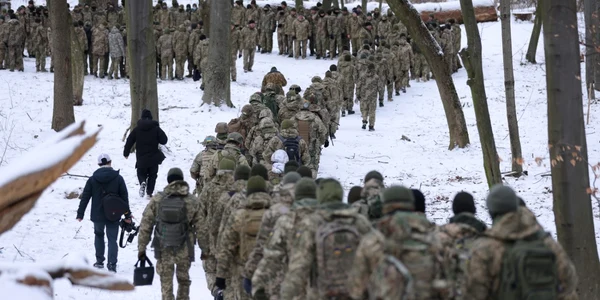 Voluntari in armata Ucraina FOTO Sean Gallup/Getty Images