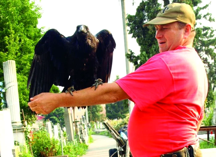 Emeric Forrai, paznic la un cimitir din Deva