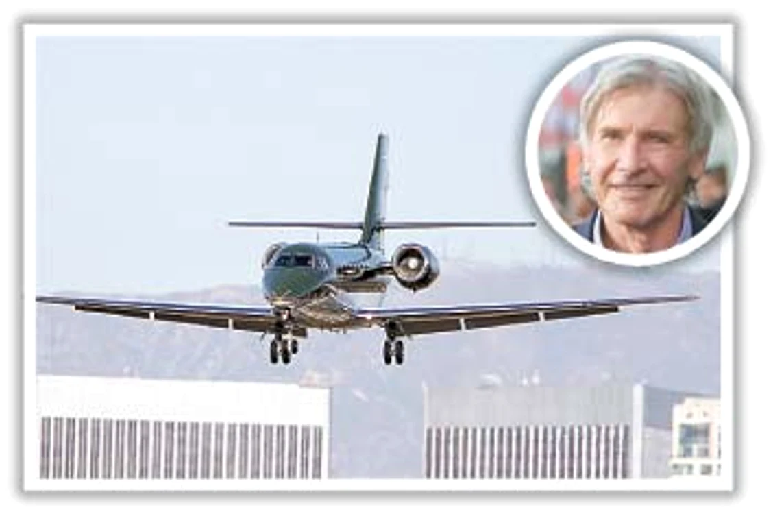 Harrison Ford (72 de ani) îşi plimbă familia într-un Cessna 680 de 18.000.000 $