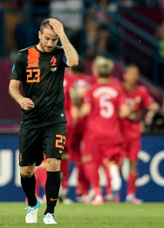 Rafael van der Vaart a trăit o mare dezamăgire la Euro 2012. (Foto: Reuters)