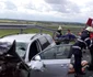 Accident pe Autostrada Vestului FOTO ISU Timiş