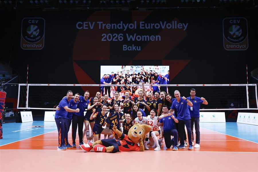 România a încheiat cu o victorie participarea la Campionatul European de volei