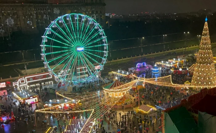 Târg Crăciun Piața Constituției FOTO: FB/Stelian Bujduveanu