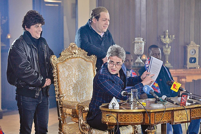 
    Mihai e de nerecunoscut  în rolul cocalarului Roby  