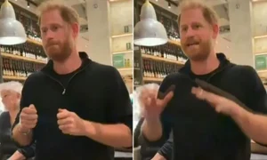 Prințul Harry foto captură X jpg