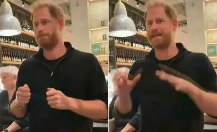 Prințul Harry foto captură X jpg