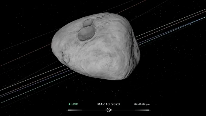 Asteroidul 2023 DW FOTO: NASA