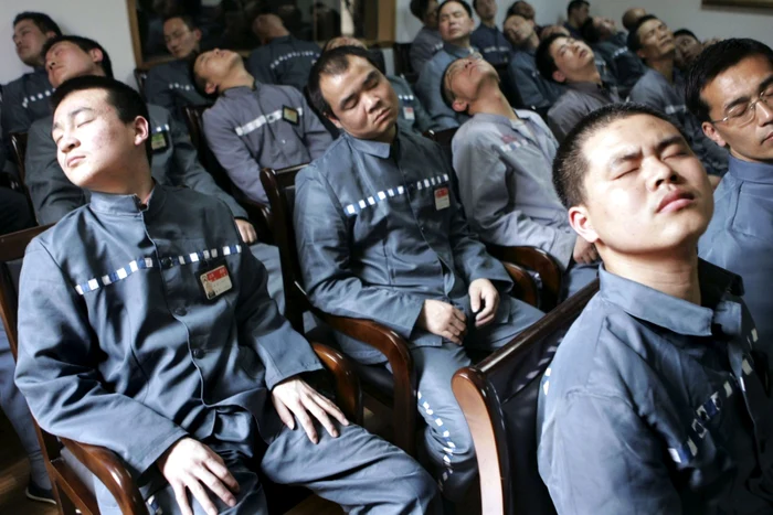 Terapie psihologică la închisoarea chineză Qingpu FOTO China Photos/Getty Images