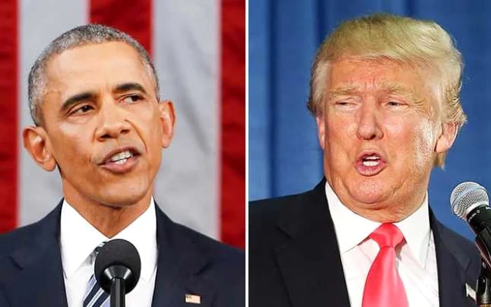 Barack Obama şi Donald Trump FOTO usmagazine.com