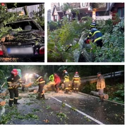 Imagini cu pagubele provocate de furtuna care a făcut ravagii în 14 județe