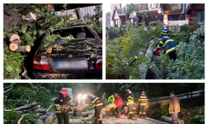 Imagini cu pagubele provocate de furtuna care a făcut ravagii în 14 județe