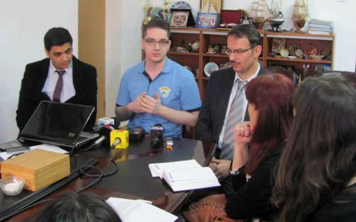 Dragoş Şerban - liceanul de la Liceul Internaţional de Informatică din Constanţa care a inventat biopsia-click Foto Sînziana Ionescu