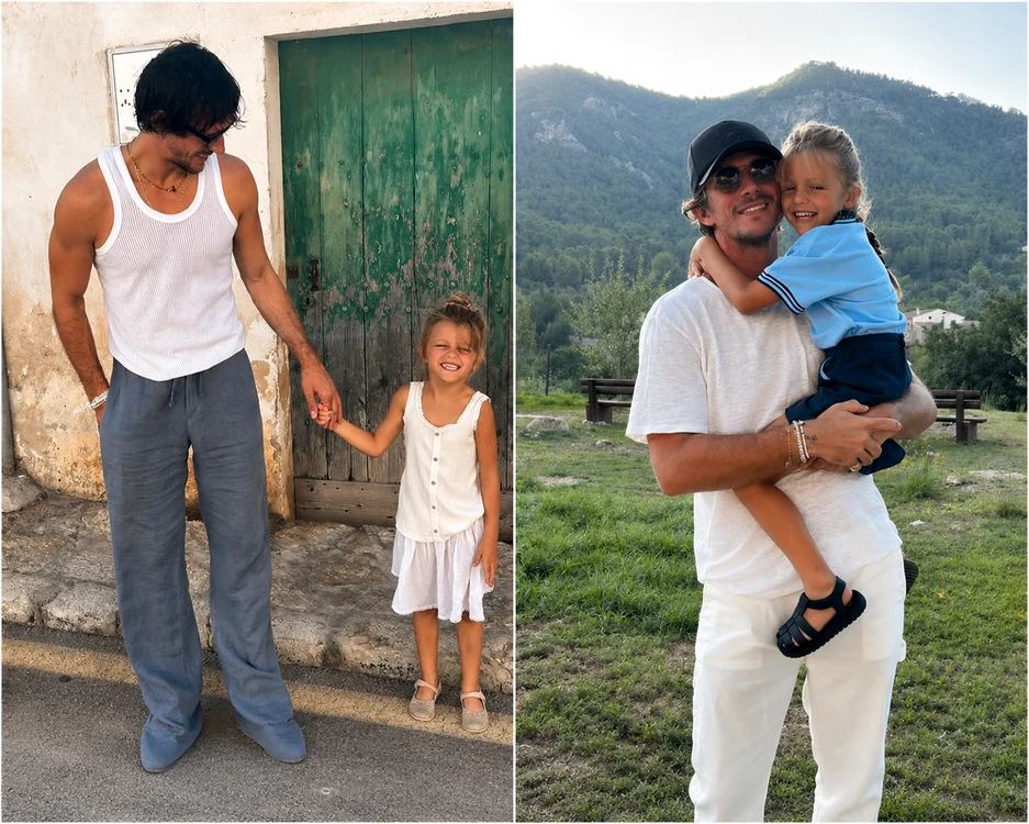 Două dintre ultimele imagini postate de Jake Hall pe Instagram 