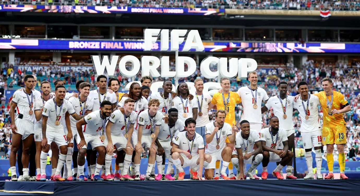 Naționala Angliei a cucerit pentru prima dată bronzul la Mondiale (FOTO: Getty Images)