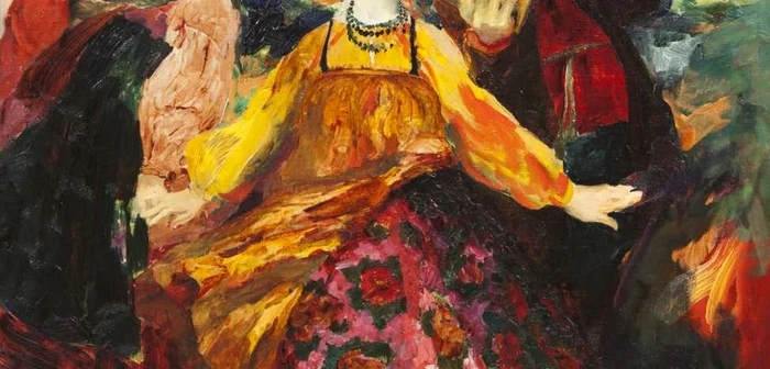 „Dansul rusesc“ al pictorului Filip Andreevici Maliavin FOTO: Muzeul de Artă al României