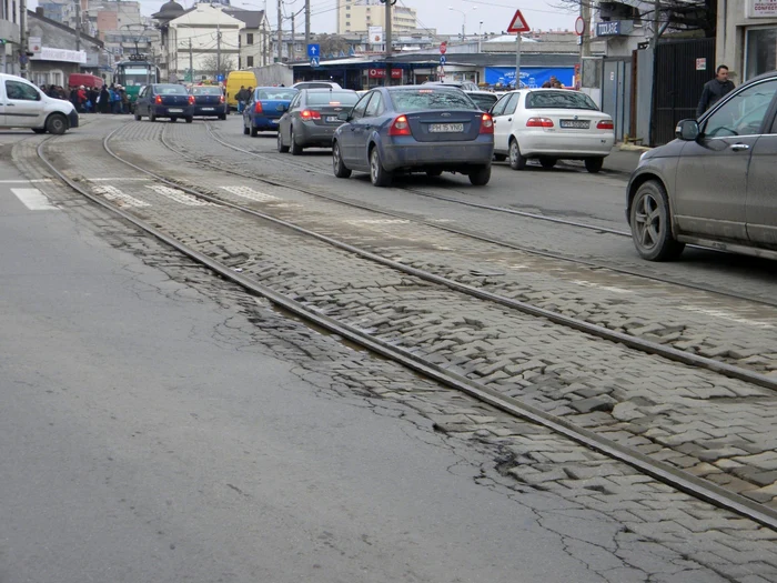 Banii pentru reabilitarea celor două linii de tramvai vin din fonduri europene. FOTO Dana Mihai