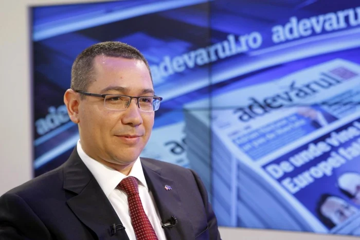 Premierul Victor Ponta, FOTO Eduard Enea