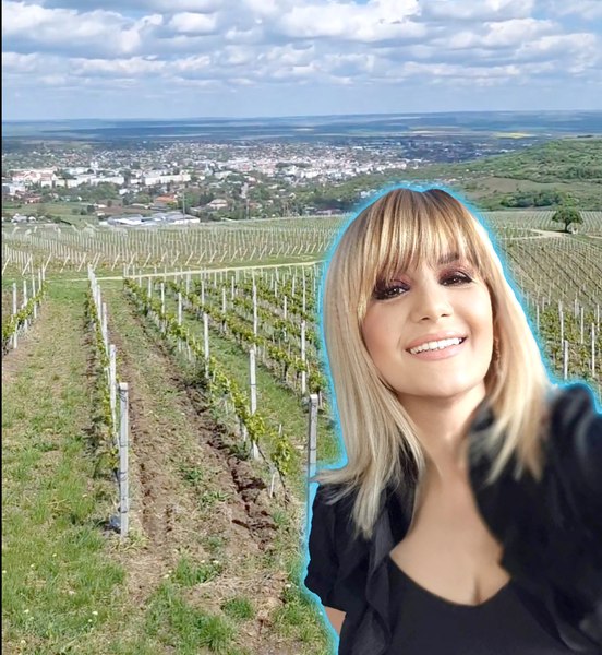 Artista Nicola, cucerită iremediabil de dealurile cu vii de la Huși: „Îmi vine să mă mut aici“ VIDEO