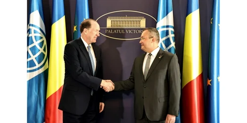Nicolae-Ionel Ciucă si preşedintele Grupului Băncii Mondiale