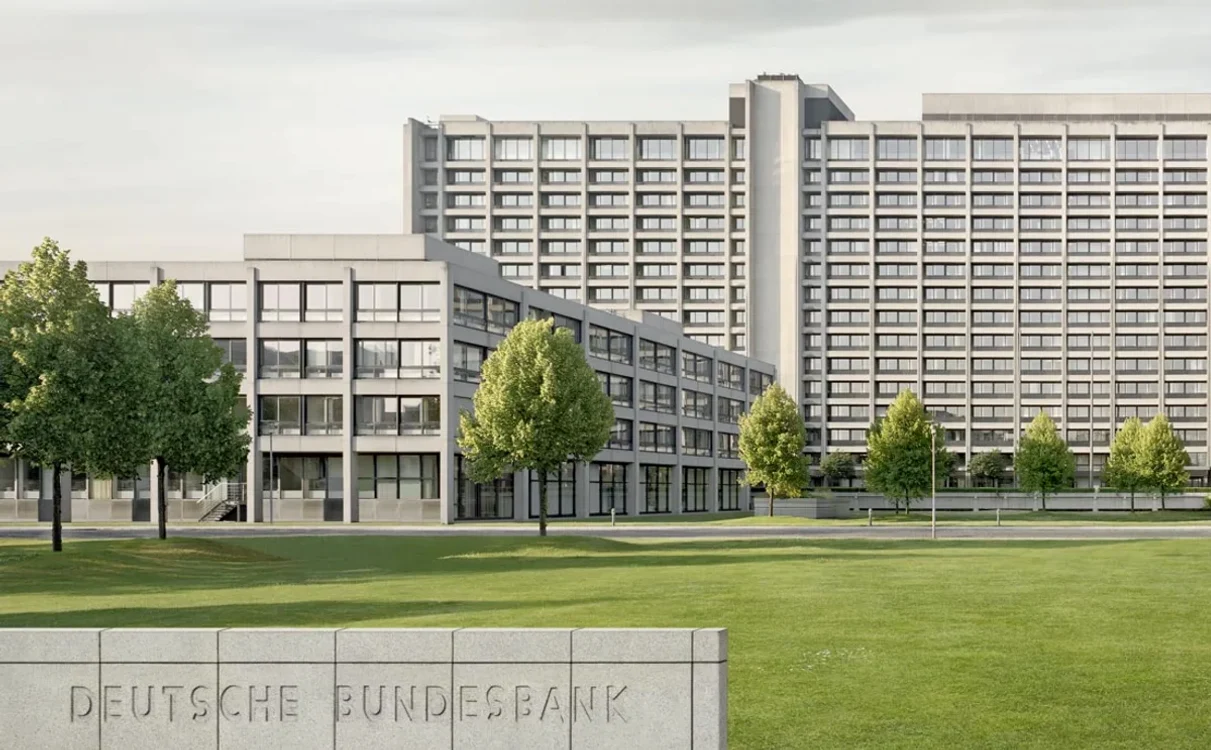 Sediul băncii centrale a Germaniei Bundesbank