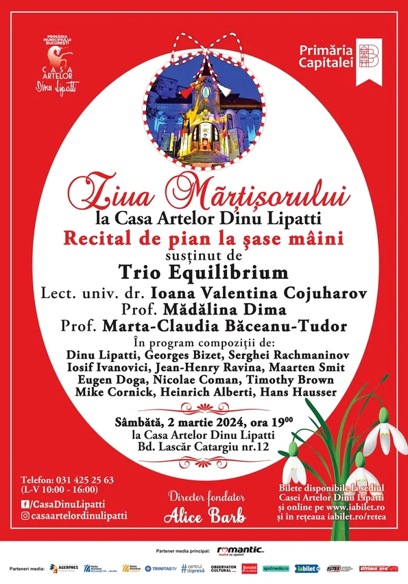 „Ziua Mărțișorului”, la Casa Artelor Dinu Lipatti