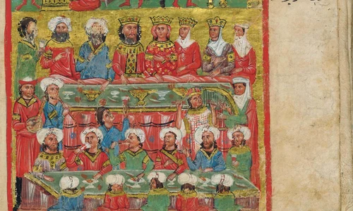 Byzantine Greek Banquet Alexander Manuscript jpg