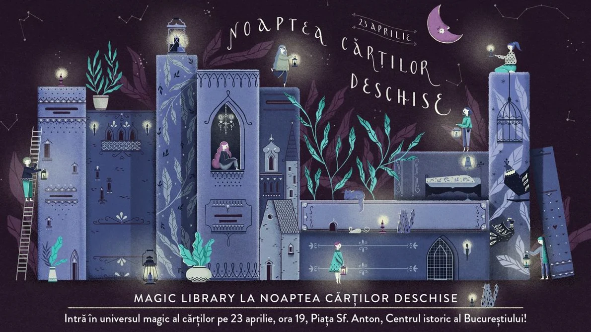 Magic Library la Noaptea Cărților Deschise jpeg