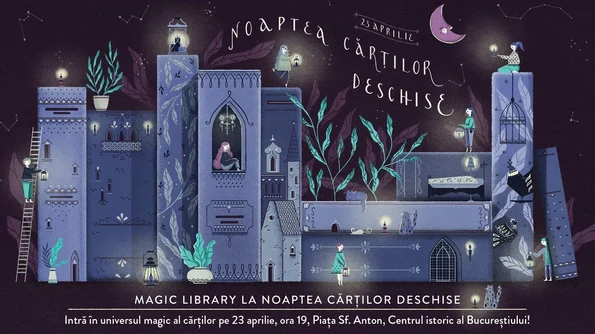 Magic Library la Noaptea Cărților Deschise jpeg