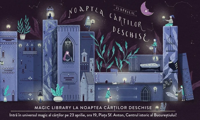 Magic Library la Noaptea Cărților Deschise jpeg