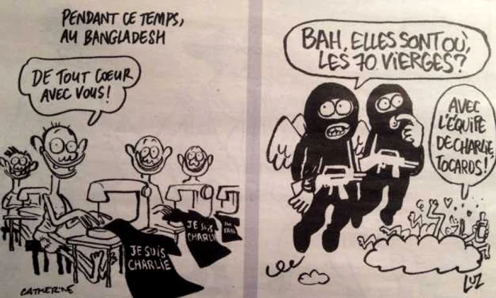Coperta Charlie Hebdo Caricaturi