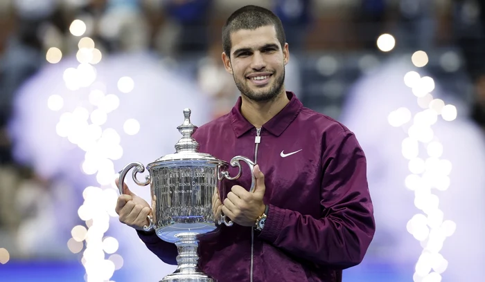 Carlos Alcaraz, campion la US Open (FOTO: EPA)