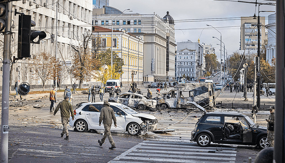 Justificarea propagandei ruse pentru lovirea blocurilor din Kiev: „O curiozitate tehnică”