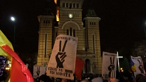 29 de ani de la Revoluție. Zi de doliu în Timișoara luni, 17 decembrieFOTO: INQUAM