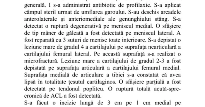 fisa medicala ponta