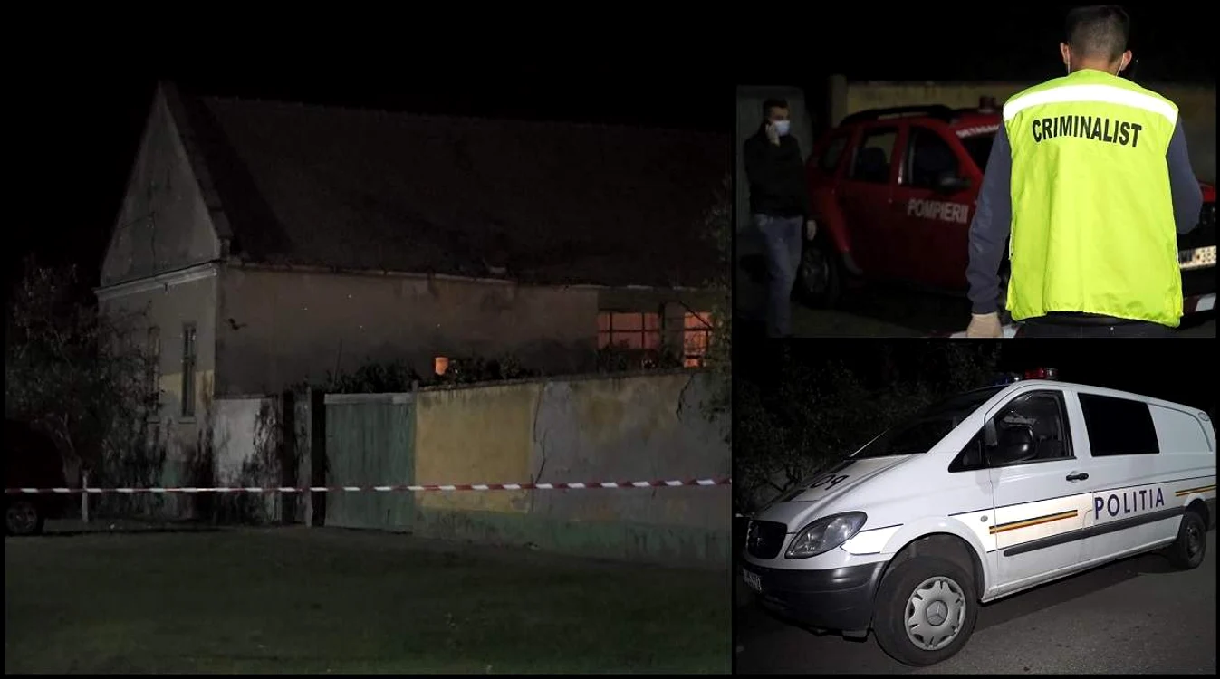 
    Cadavrul femeii a fost găsit îngropat în curte Foto: observatornews.ro  